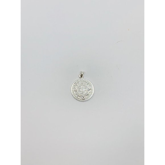 Sterling Silver 925 Charm Aztec Calendar - Calendario azteca - Picture 4 of 5